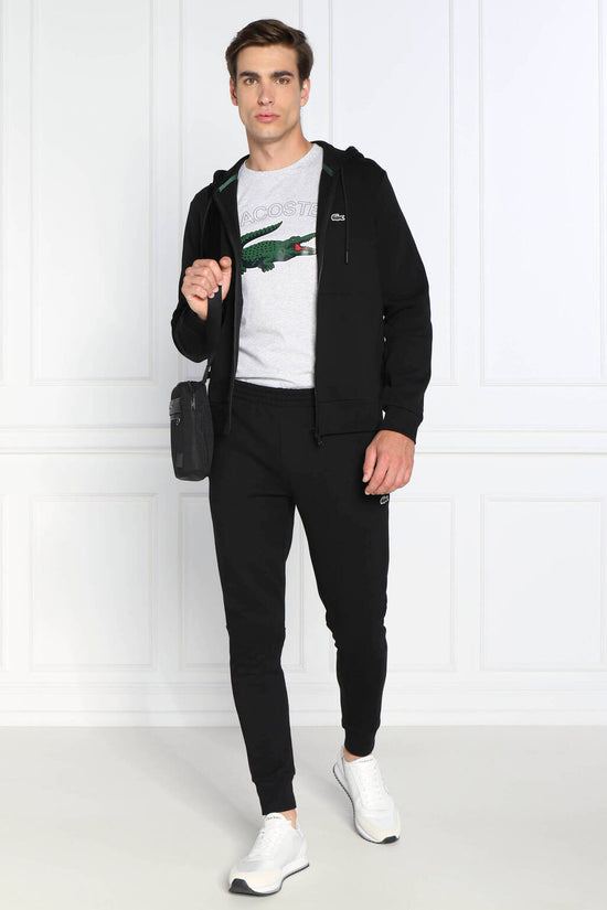Felpa Full Zip Con Cappuccio-lacoste-Nero-Uomo-Sh9626 00 031-