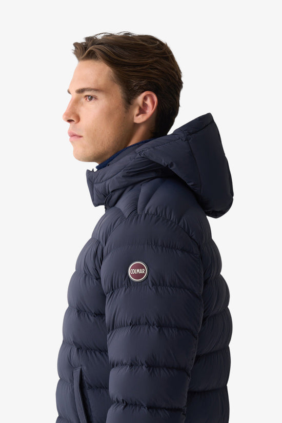 Piumino Full Zip Con Cappuccio Staccabile-colmar-Blu-Uomo-1252 4zp 68-