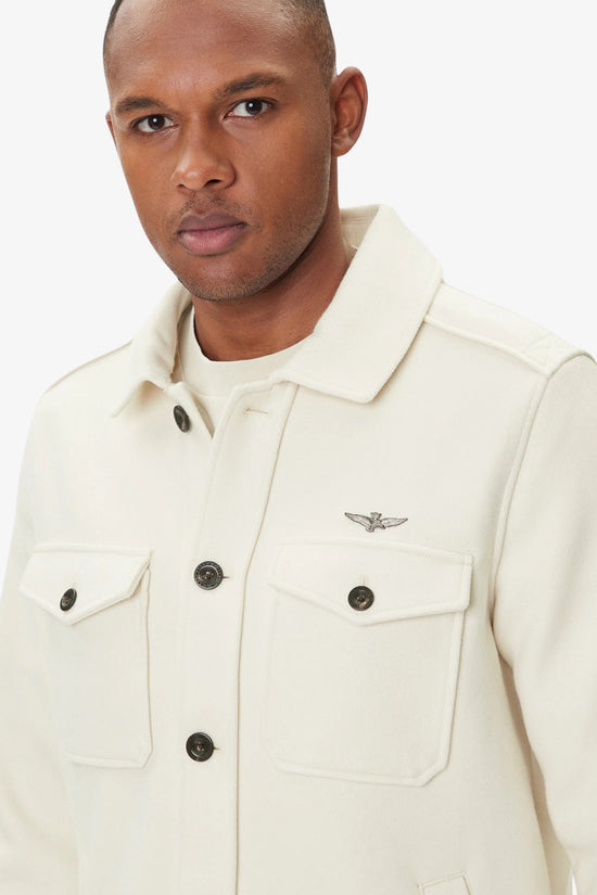 Giacca In Maglia Di Misto Lana-aeronautica militare-Beige-Uomo-252ac0035ul00902 73085-