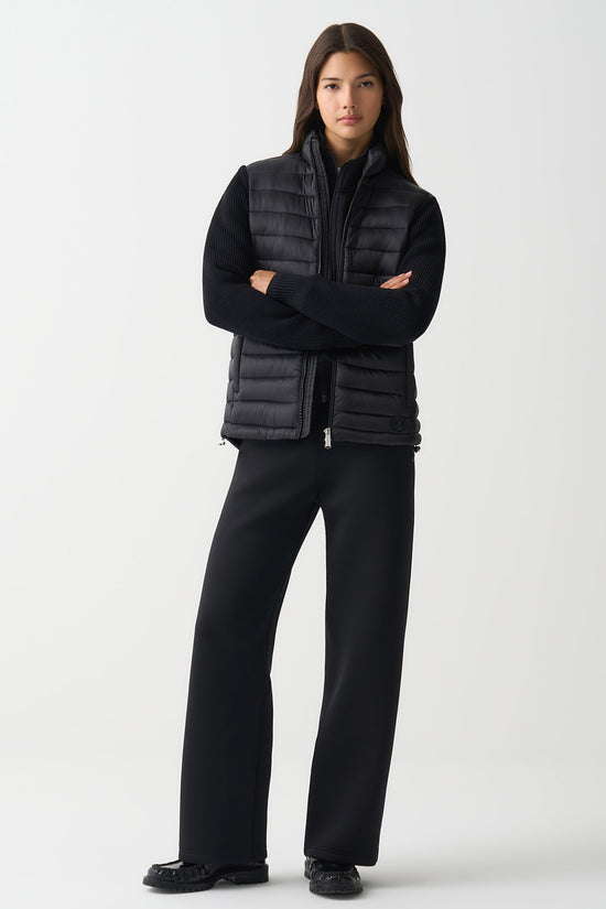 Piumino Full Zip Con Maniche In Maglia-colmar-Nero-Donna-2096 6zp 99-