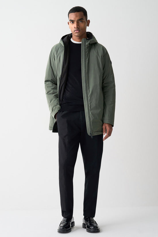 Giubbotto Lungo Full Zip Con Cappuccio Stretch-colmar-Verde-Uomo-1129 4wx 498-