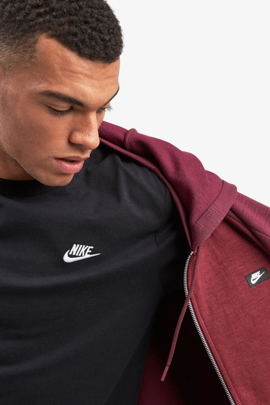 T-Shirt Maniche Lunghe Club-nike sportswear-Nero-Uomo-Ar5193 010-