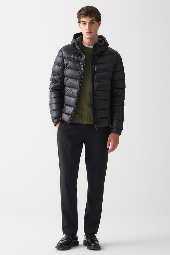 Piumino Full Zip Con Cappuccio Lucido-colmar-Nero-Uomo-1271 2zo 99-