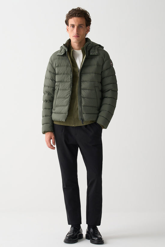 Piumino Full Zip Con Cappuccio Staccabile-colmar-Verde-Uomo-1252 4zp 498-