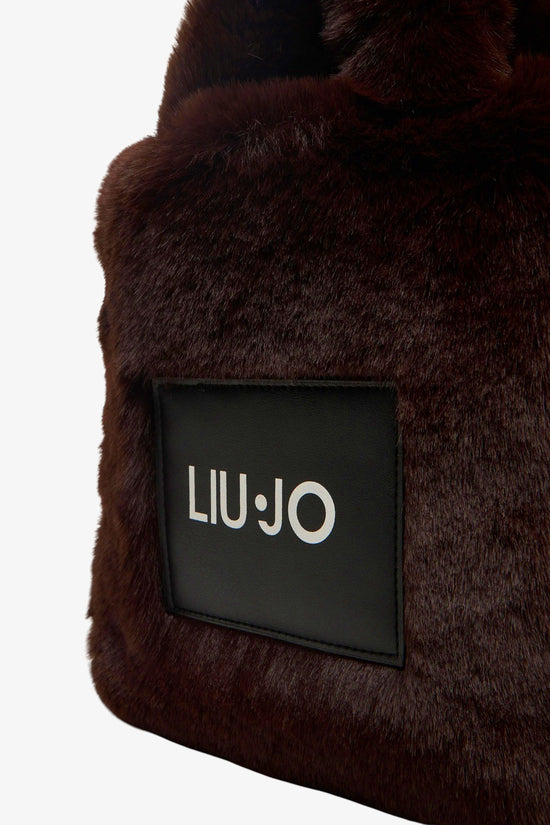 Borsa A Tracolla Piccola In Teddy-liu jo-Marrone-Donna-Tf5271 e0374 90915-