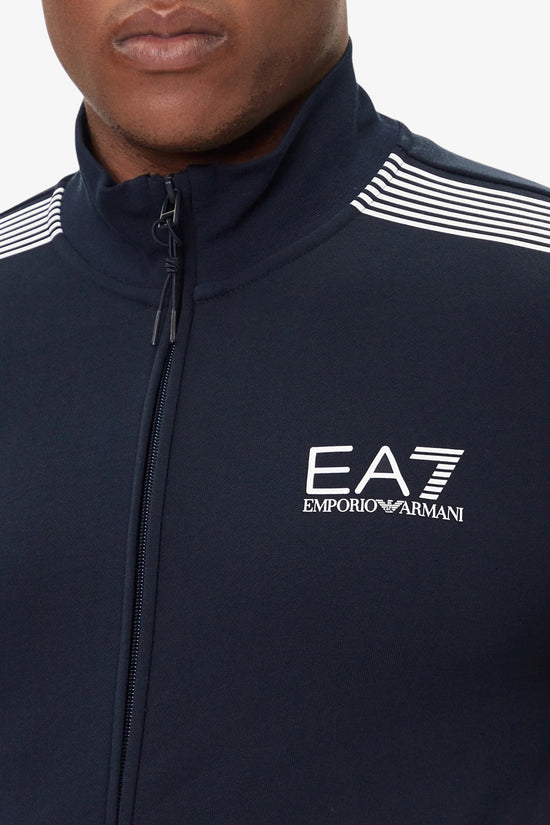 Tuta Full Zip 7 Lines-emporio armani ea7-Blu-Uomo-7m000966 af10377 ub102-