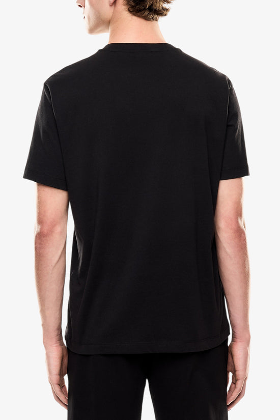 T-Shirt Maniche Corte Maxi Logo Series-emporio armani ea7-Nero-Uomo-7m001189 af17789 uc001-