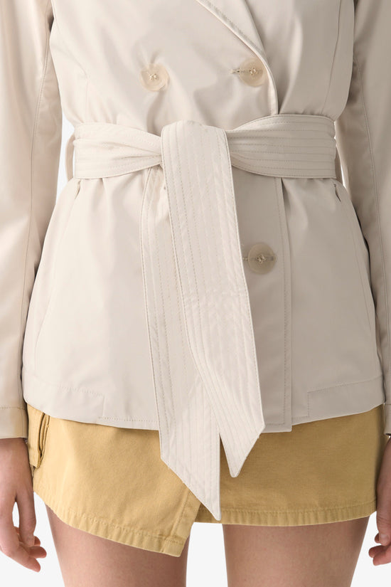 Giacca Trench Corto Softshell Con Cintura-colmar-Beige-Donna-1900 6wv 219-