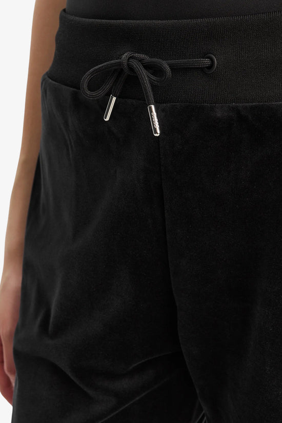 Pantaloni Couture In Ciniglia-guess-Nero-Donna-V3bb27k0232 jblk-