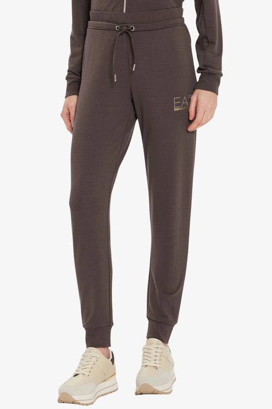 Tuta Full Zip Con Cappuccio Evolution-emporio armani ea7-Marrone-Donna-8ntv51 tj9rz u6063-