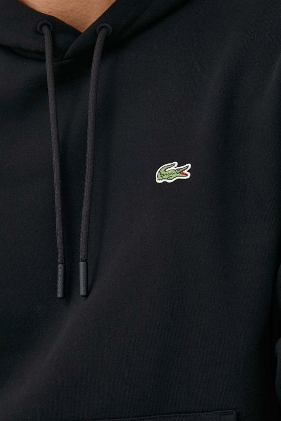 Felpa Con Cappuccio Logo Piccolo Ricamato-lacoste-Nero-Uomo-Sh9839 00 031-