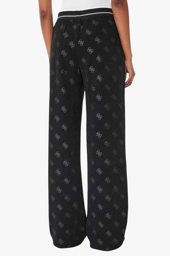 Pantaloni In Velluto A Coste Paulina-guess-Nero-Donna-V5bb00k1902 jblk-
