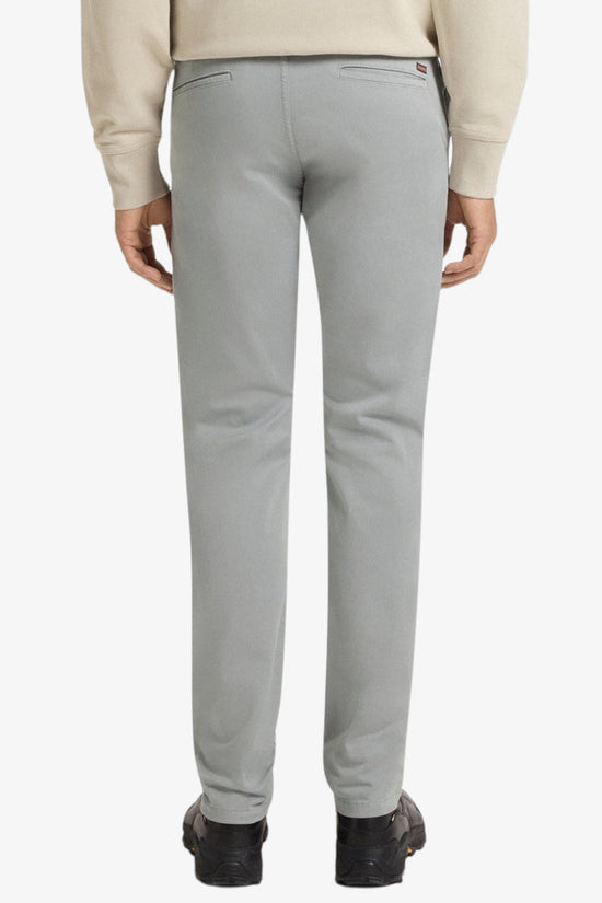 Pantaloni Chino Slim Fit In Cotone Elasticizzato-boss-Grigio-Uomo-50510933 041-