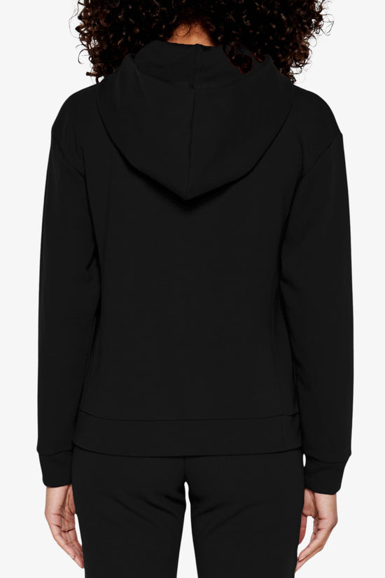 Felpa Con Cappuccio Core Identity-emporio armani ea7-Nero-Donna-6dtm16 tjqlz 1200-