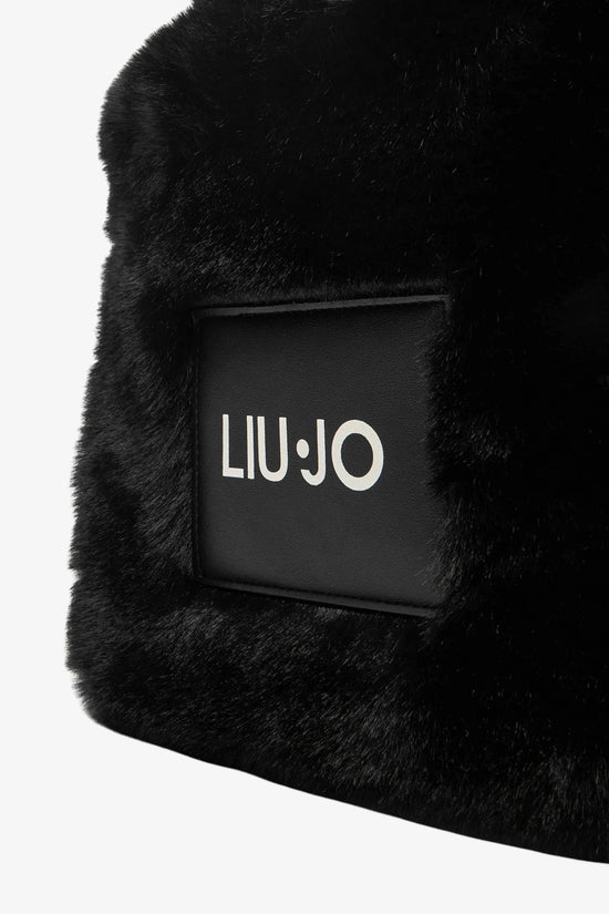 Borsa A Tracolla Piccola In Teddy-liu jo-Nero-Donna-Tf5271 e0374 22222-