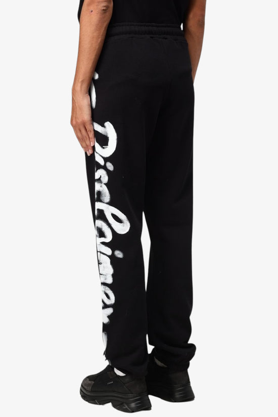 Pantaloni Big Logo Laterale-disclaimer-Nero-Donna-24ids54657-
