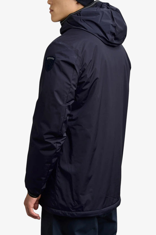 Giubbotto Full Zip Con Cappuccio Interno Eco Pelliccia Jarvis-blauer-Blu-Uomo-25wbluk11139 007110 888-