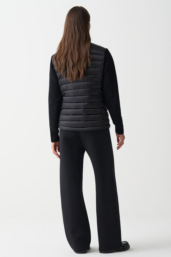 Piumino Full Zip Con Maniche In Maglia-colmar-Nero-Donna-2096 6zp 99-