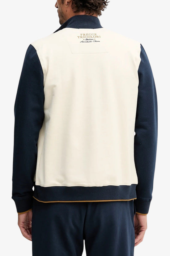 Felpa Full Zip Ricamata Frecce Tricolori-aeronautica militare-Multicolore-Uomo-252fe2062uf00662-