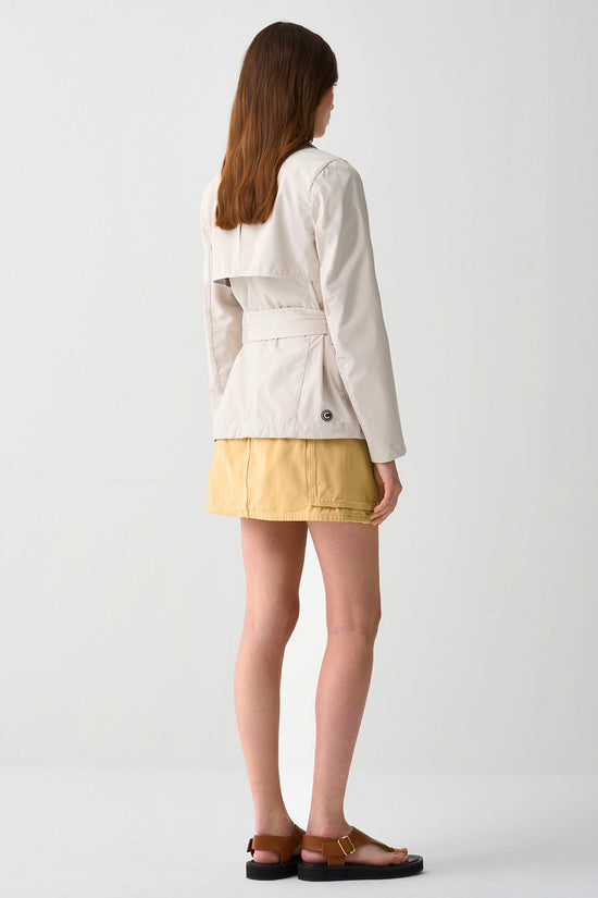 Giacca Trench Corto Softshell Con Cintura-colmar-Beige-Donna-1900 6wv 219-