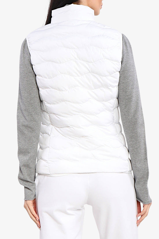 Gilet Piumino Full Zip Core Lady Packable-emporio armani ea7-Bianco-Donna-8ntq08 tnf8z 0104-
