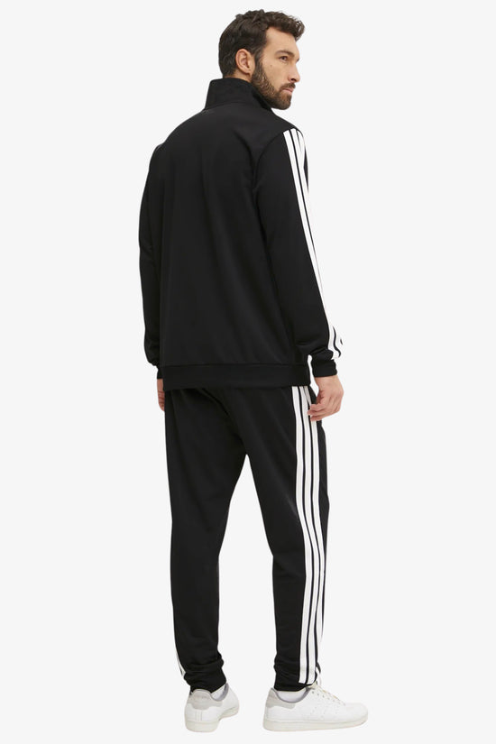 Tuta Full Zip 3-Stripes-adidas performance-Nero-Uomo-Ji8858-