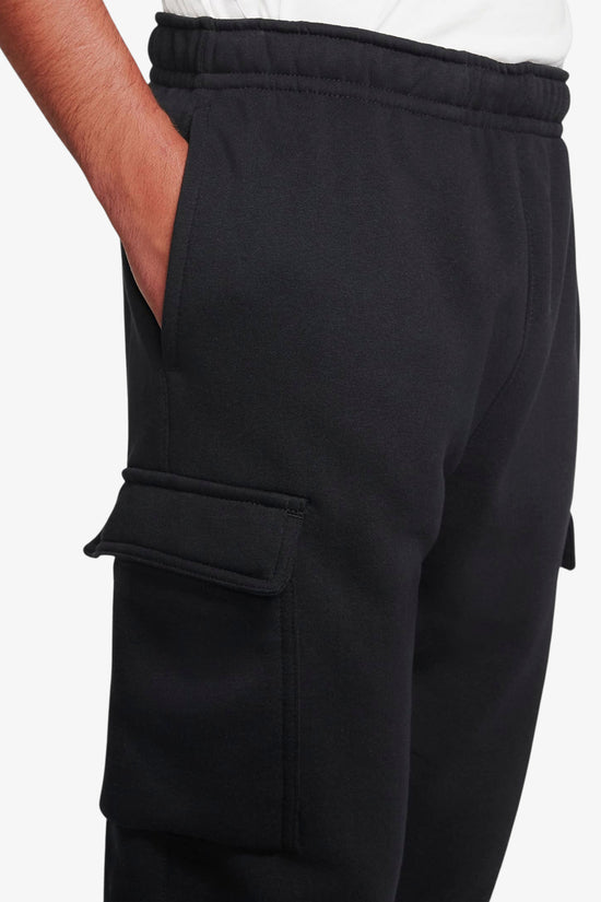 Pantaloni Club Cargo-nike sportswear-Nero-Uomo-Cd3129 010-