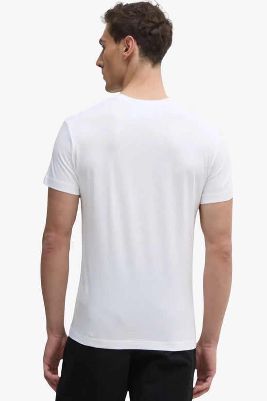 T-Shirt Maniche Corte Stampa Logo-versace jeans couture-Bianco-Uomo-78gahc05 cj01c g03-