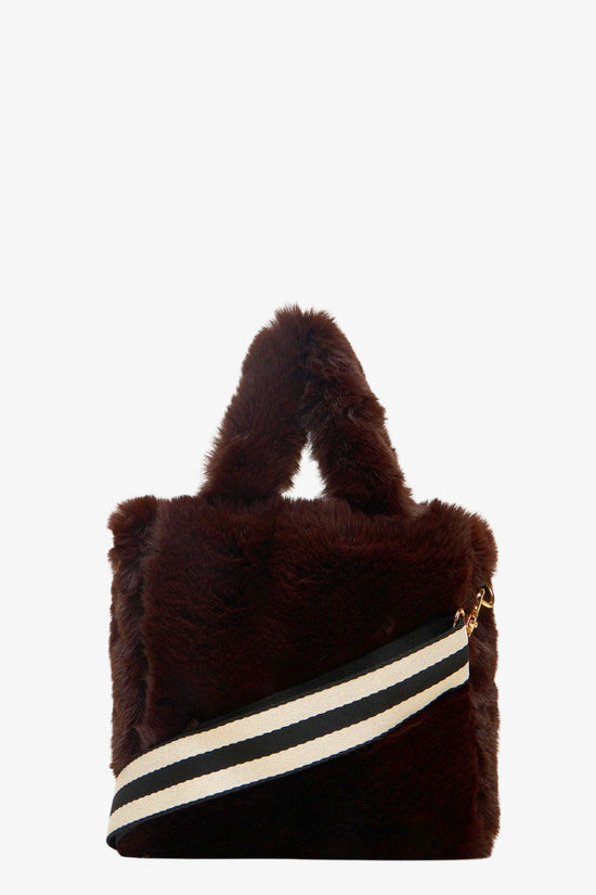 Borsa A Tracolla Piccola In Teddy-liu jo-Marrone-Donna-Tf5271 e0374 90915-