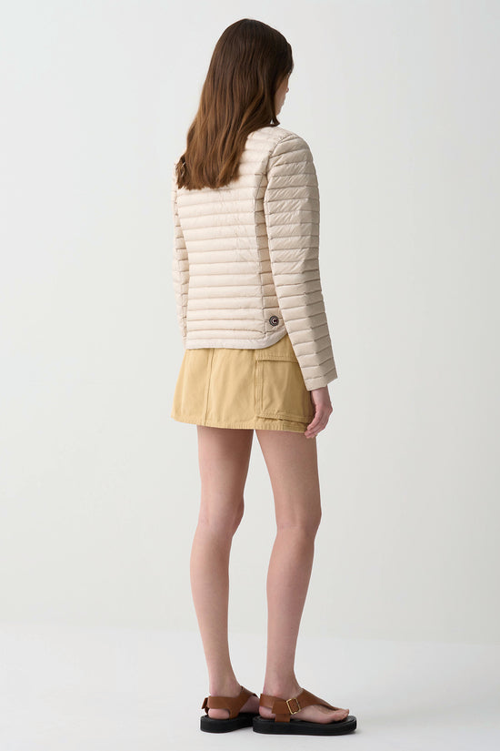 Piumino Full Zip Fondo Arrotondato-colmar-Beige-Donna-2141a 9vx 219-