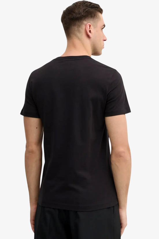 T-Shirt Maniche Corte V-Emblem-versace jeans couture-Nero-Uomo-78gaht00 cj00t g89-