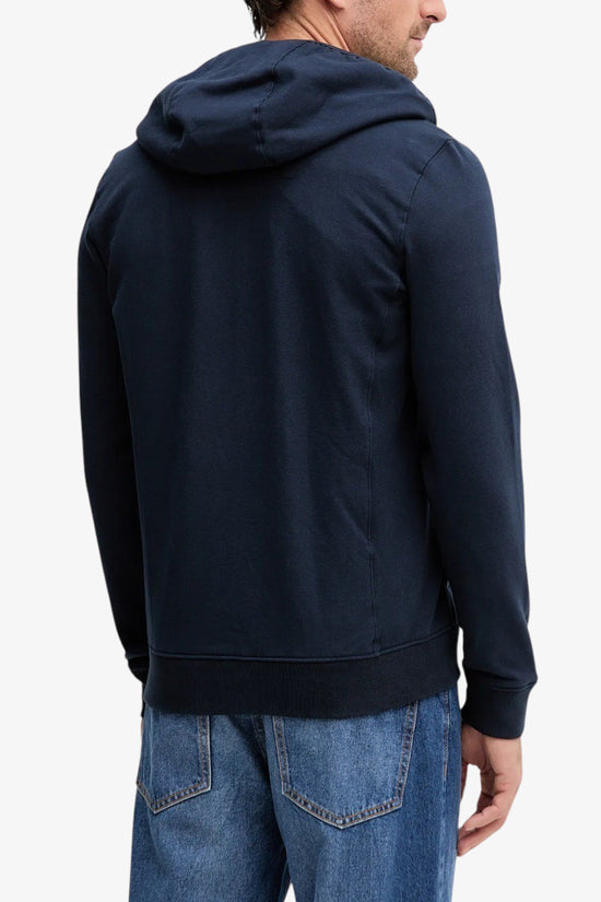 Felpa Full Zip Con Cappuccio Removibile-aeronautica militare-Blu-Uomo-252fe2078uf00662 08184-