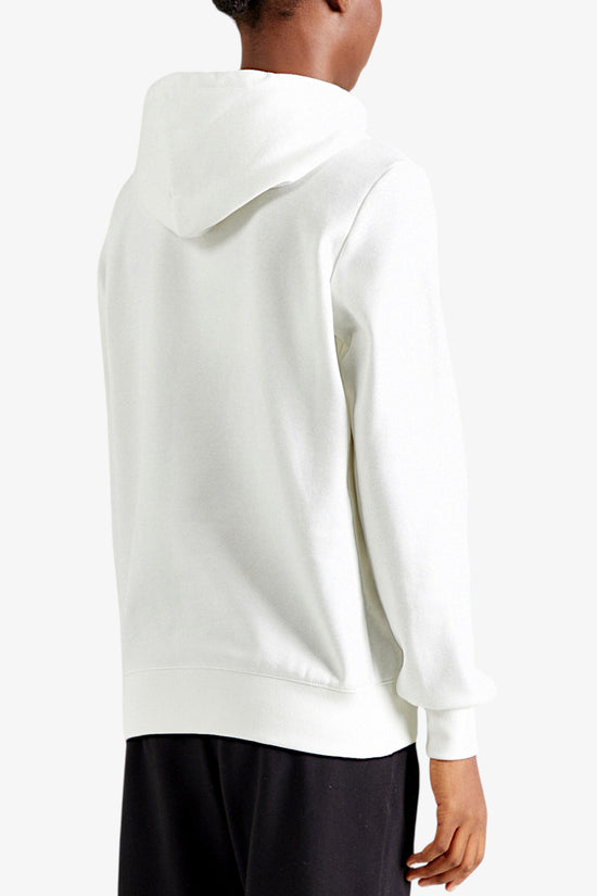 Felpa Con Cappuccio Logo Piccolo Ricamato-champion-Bianco-Donna-117530 ww003-