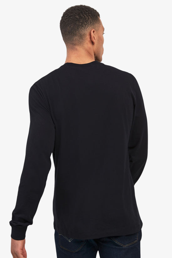 T-Shirt Maniche Lunghe Club-nike sportswear-Nero-Uomo-Ar5193 010-