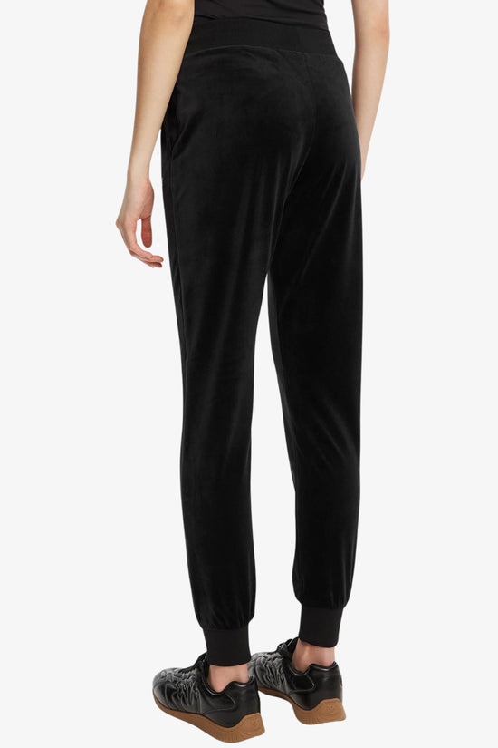 Pantaloni Couture In Ciniglia-guess-Nero-Donna-V3bb27k0232 jblk-