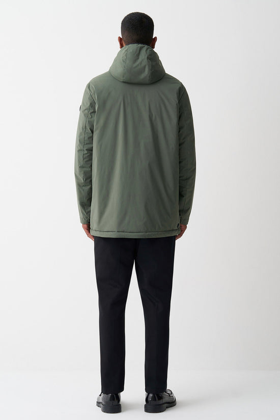 Giubbotto Lungo Full Zip Con Cappuccio Stretch-colmar-Verde-Uomo-1129 4wx 498-