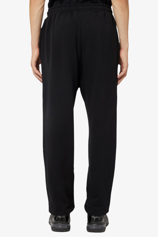 Pantaloni Logo Gommato Laterale-disclaimer-Nero-Uomo-24ids54522-