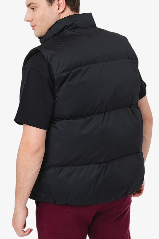 Gilet Piumino Full Zip Club-nike sportswear-Nero-Uomo-Fb7373 010-