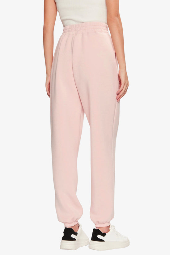 Pantaloni Logo Strass Cecilia Scuba-guess-Rosa-Donna-V4bb13k7uw2 g6o1-