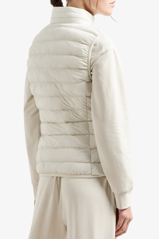 Gilet Full Zip Core Lady-emporio armani ea7-Beige-Donna-7w000087 af12477 u1112-