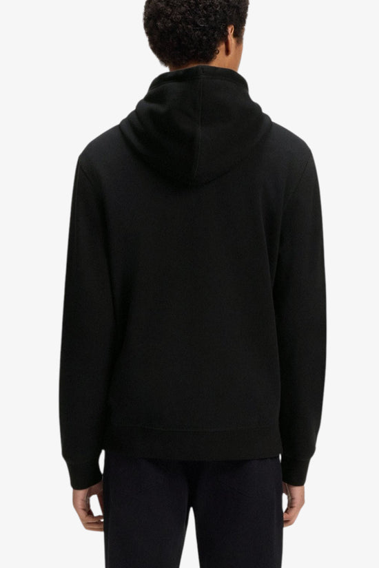Felpa Con Cappuccio Con Toppa Logo-boss-Nero-Uomo-50509314 001-