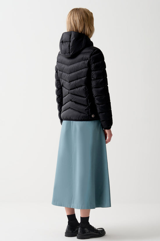 Piumino Full Zip Con Cappuccio Cangiante-colmar-Nero-Donna-2219 2yo 99-