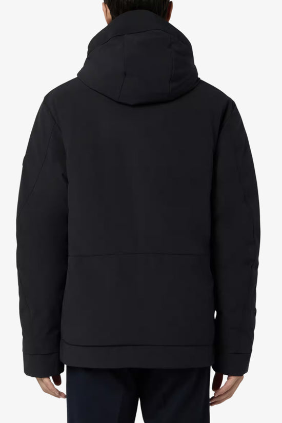 Giubbotto Full Zip Con Cappuccio In Softshell Loge Srt 01-peuterey-Nero-Uomo-Peu5566 01192020 ner-