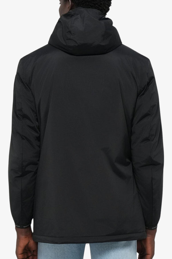 Giubbotto Full Zip Con Cappuccio Interno Eco Pelliccia Jarvis-blauer-Nero-Uomo-25wbluk11139 007110 999-