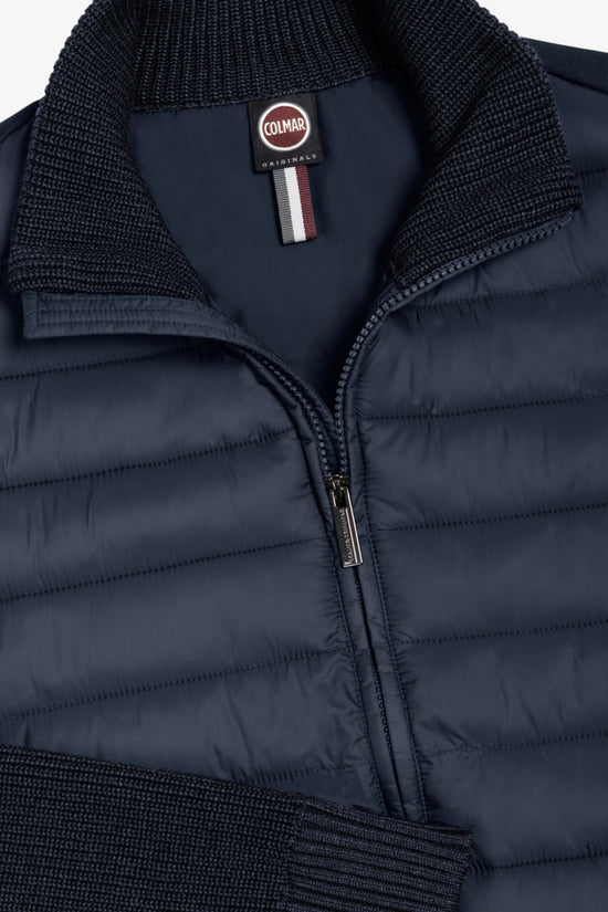 Piumino Full Zip Con Maniche E Retro In Maglia-colmar-Blu-Uomo-1114 8zx 68-