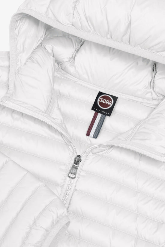 Piumino Full Zip Con Cappuccio-colmar-Bianco-Donna-2224a 9vx 01-