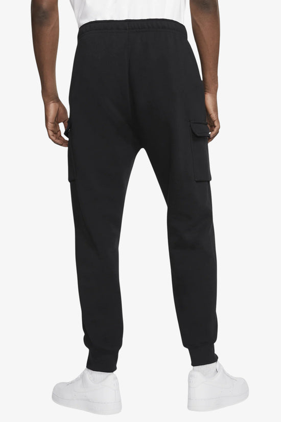Pantaloni Club Cargo-nike sportswear-Nero-Uomo-Cd3129 010-