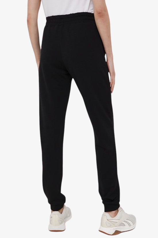Pantaloni Stretch Evolution Logo Borchiette-emporio armani ea7-Nero-Donna-8ntp66 tj9rz 1200-