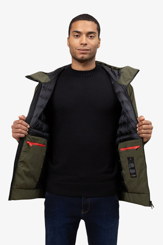 Giubbotto Full Zip Con Cappuccio In Softshell Loge Srt 01-peuterey-Verde-Uomo-Peu5566 01192020 689-
