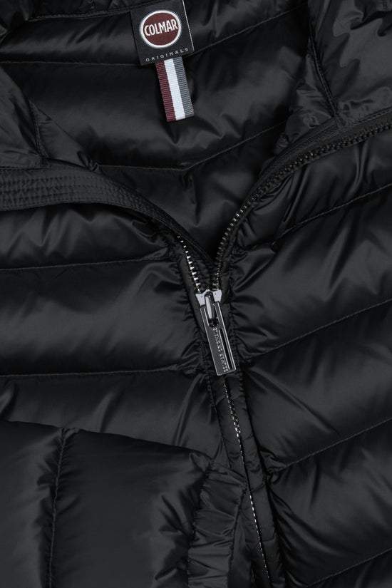 Piumino Full Zip Con Cappuccio Cangiante-colmar-Nero-Donna-2219 2yo 99-